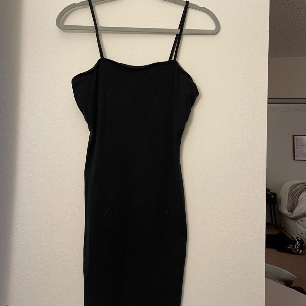 Black Mini Top Shop Dress